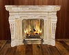 Elegant Stone Fireplace