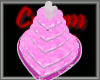 ~C~ Pink Heart Cake