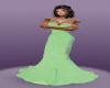 106 Green glitter gown