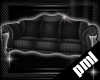 [PLM] grey stripe couch