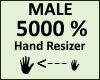 Hand Scaler 5000% Male
