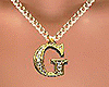 G Letter Necklace (gold)