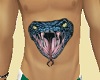 M Cobra Belly Tattoo