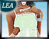kids green an white dres