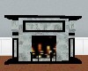Black Marble fireplace