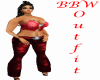 BBW Red Stars Outfit.