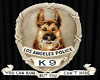 LAPD K9 wall/rug