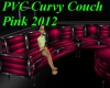 PVC Pink Curvy Couch