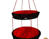 Red Double Swing Bed