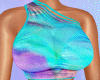 Printed Aqua Top