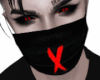 Black Red mask