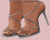 E* Silver Jella Heels