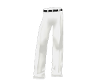 white dress pants w/belt