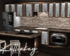 Kitchen with poses