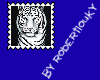 Stamp White Tiger