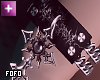 chained goth bracelet L
