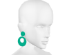 Green earrings
