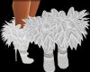 CA White Feather BootsWi