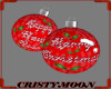 *CM*CHRISTMAS ORNAMENTS