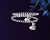 Silver Cat Bracelet L