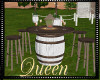 !Q Wedding Barrel Table