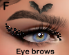 bat eyebrows - F