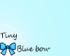 [b] Tiny blue bow xx