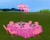 Kids Pink Birthday Table