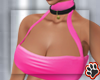 Pink Busty Neck Top