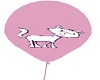 pink cat balloon