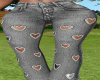 S! Grey Heart Denim RLL
