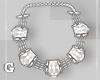 G Diamond Silver Set