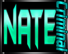 Nate Wall Sign Teal