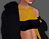 Dark Fluff Jacket Yellow