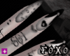 狐 Tatts & Nails - Blk