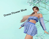 Dress Flower Blue