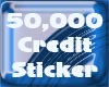 50K Sticker