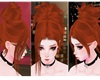 Femboy Red Bun Hair V3