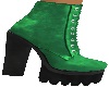 Green Suade Boot