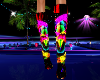 Botas Altas Flor Neon