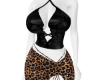 Leopard print set with