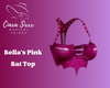Bella's Pink Bat Top