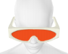 Y2K Orange Retro Shades