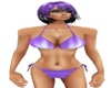 vics purple bikini