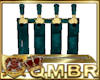 QMBR Bar-taps Teal&Gold