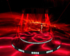 Animated Red Neon Stage