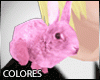 Shoulder Bunny Pet Pink