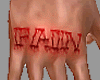 [Key]LOVE/PAIN hand scar