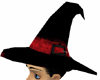 Witch hat w/ red lace