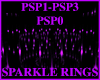 Purple Sparkle Rings DJ